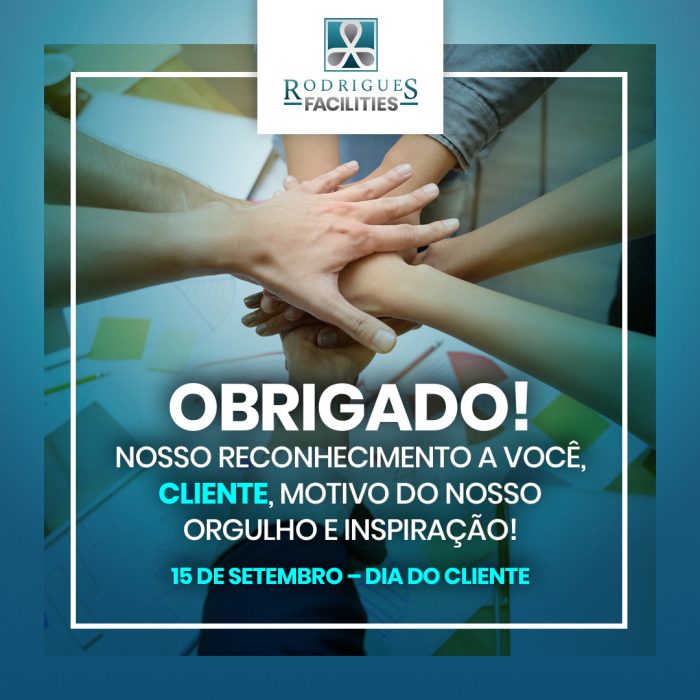 Nosso reconhecimento a você, Cliente