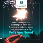 Que o ano novo traga muito sucesso para todos nós! Continuaremos juntos ao seu lado para o que der e vier. Feliz Ano Novo!