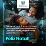 Que o espírito do Natal encha a sua vida com muito amor e esperança! Desejamos muita paz para você e sua família. Feliz Natal!
